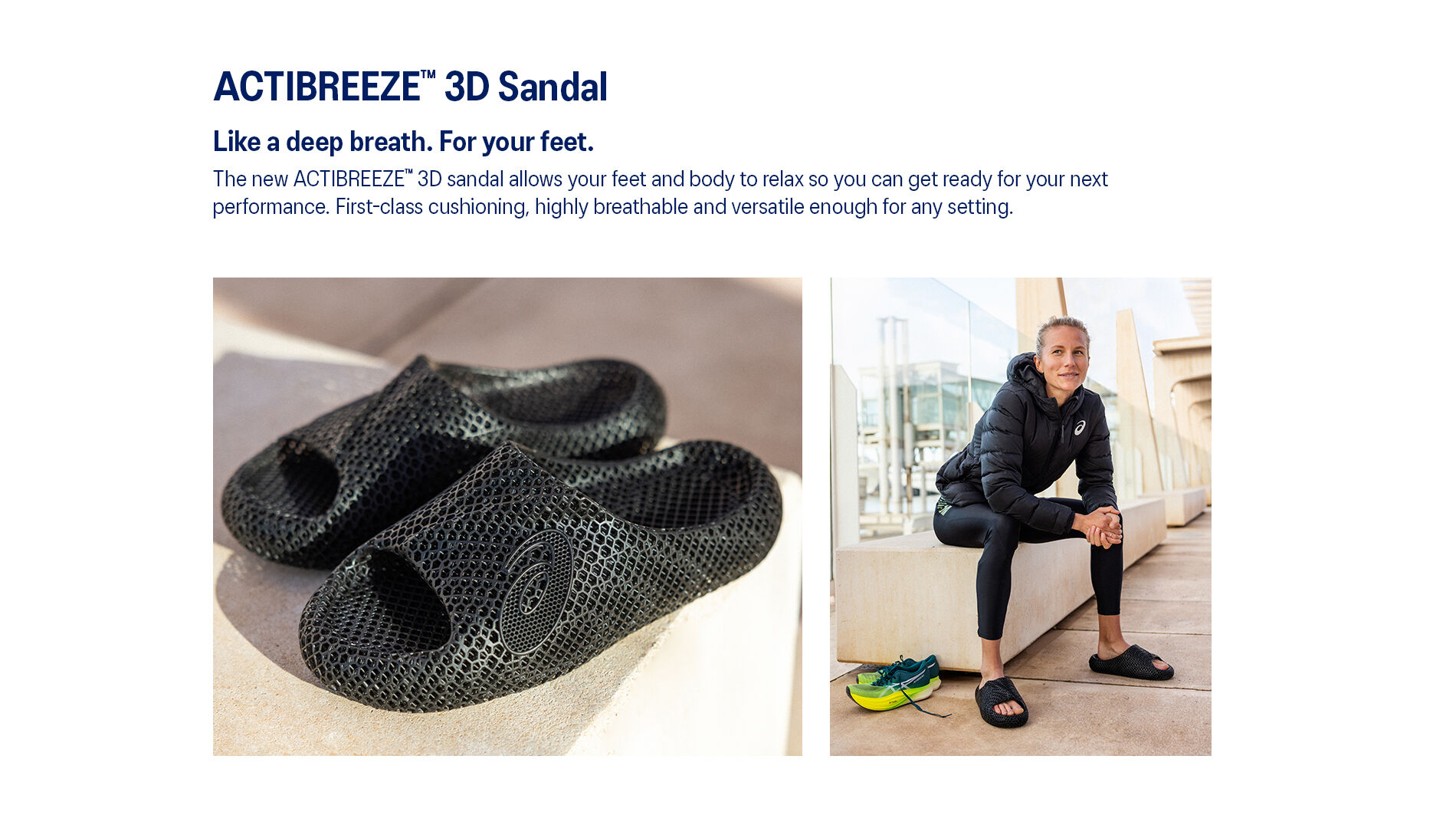 UNISEX ACTIBREEZE 3D SANDAL UNISEX | Black/Black | Sandals & Slides | ASICS