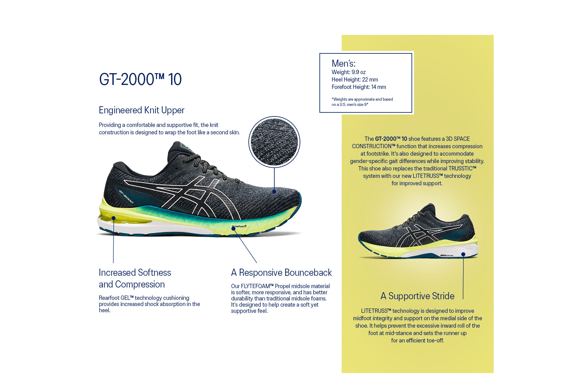 Men's GT-2000 10 (2E) | Black/Black | Running Shoes | ASICS