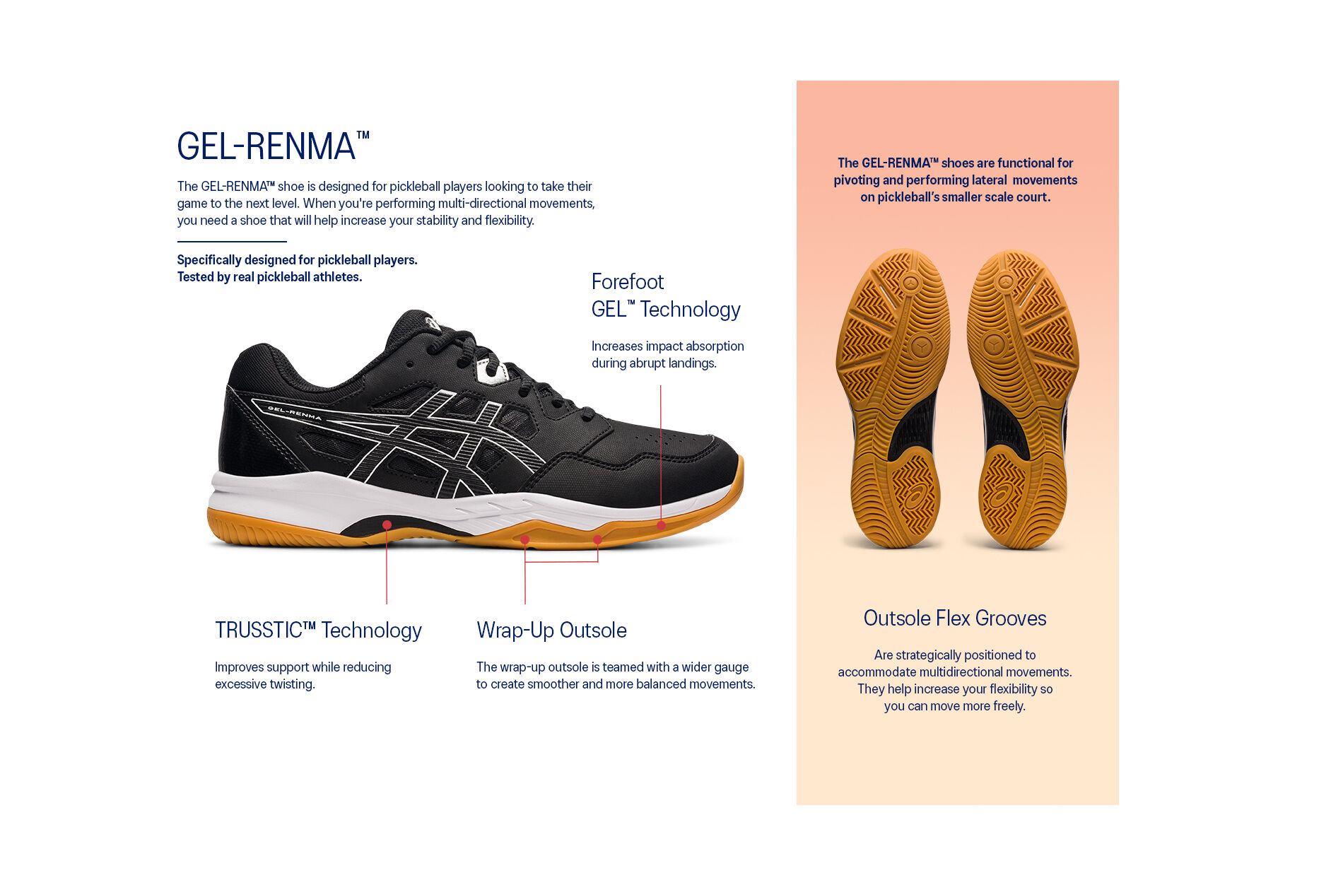 Men's GEL-RENMA | White/Black | Tennis Shoes | ASICS