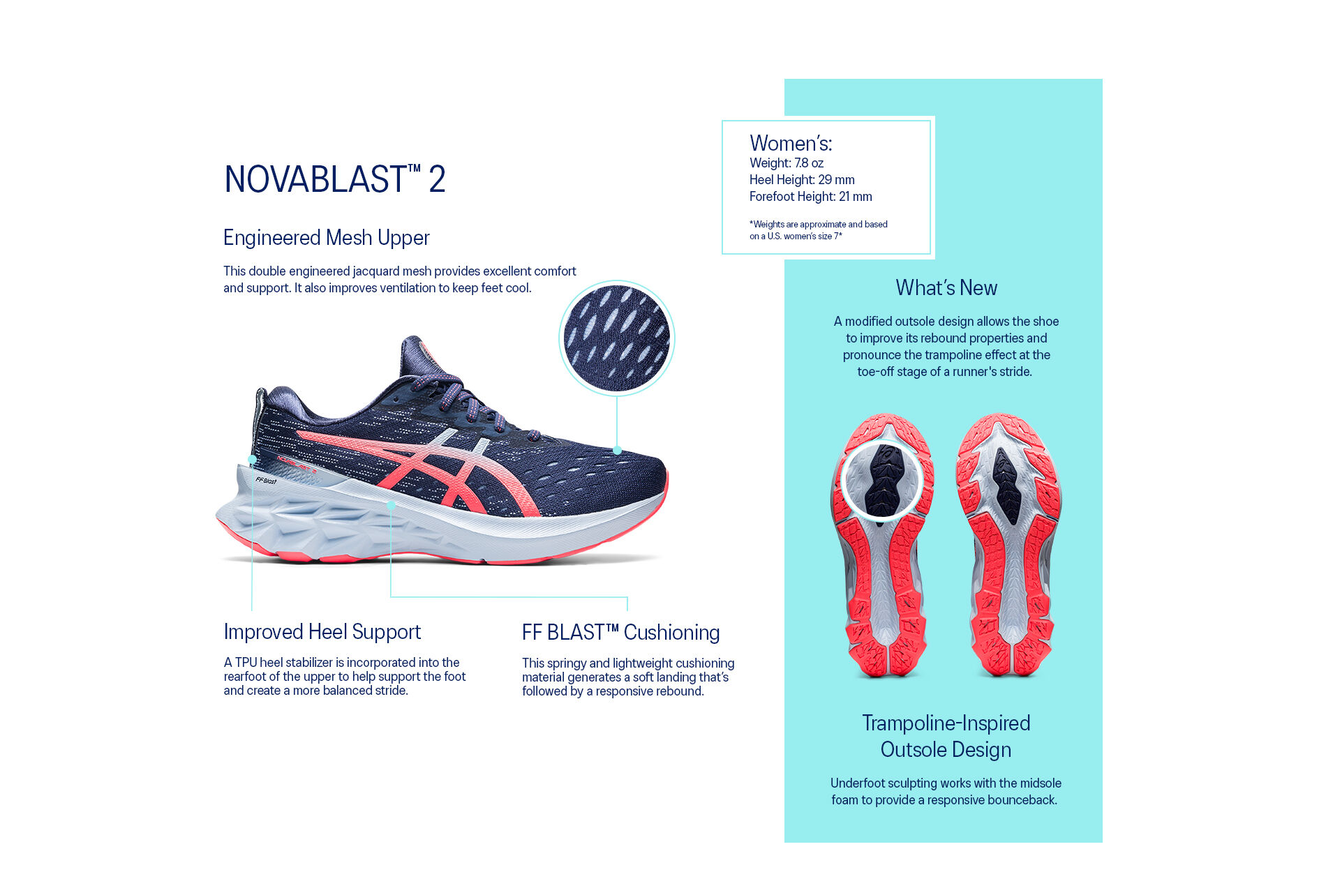 Women's NOVABLAST 2 | White/Safety Yellow | Running Shoes | ASICS