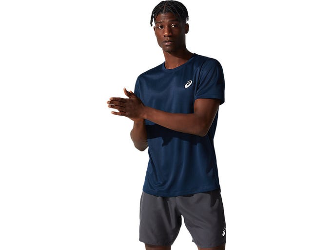 SILVER SS TOP | Men | French Blue | ASICS New Zealand