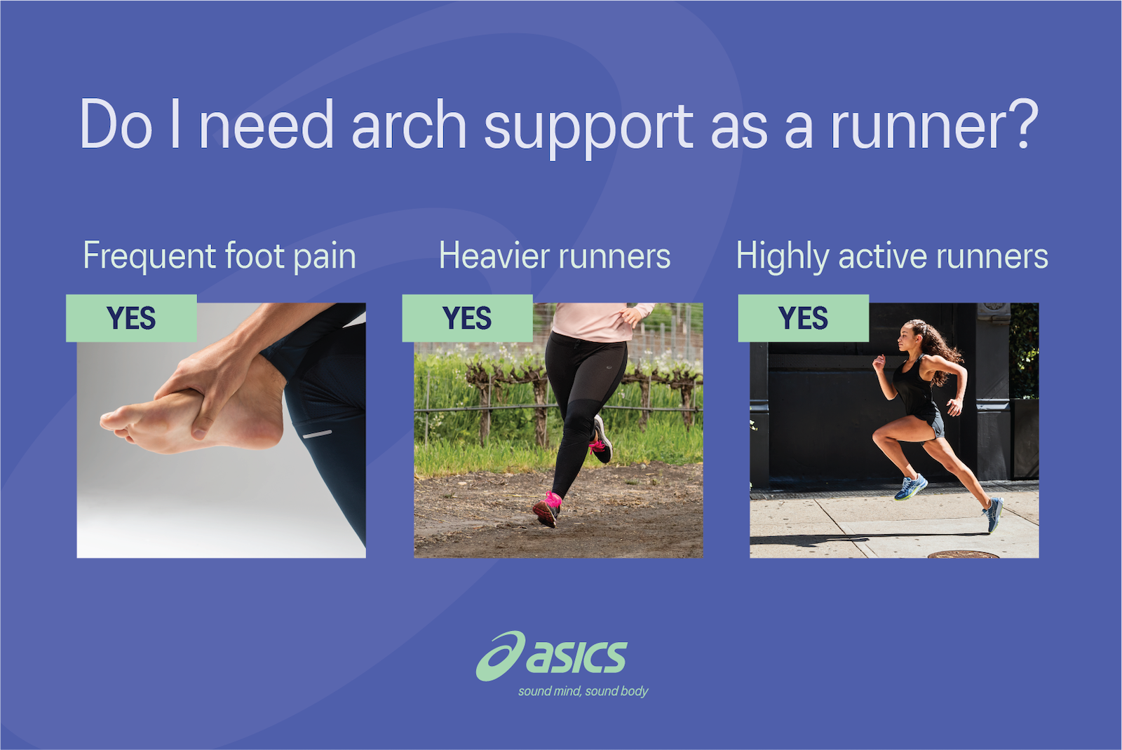 Choosing Running Shoes with Arch Support | ASICS